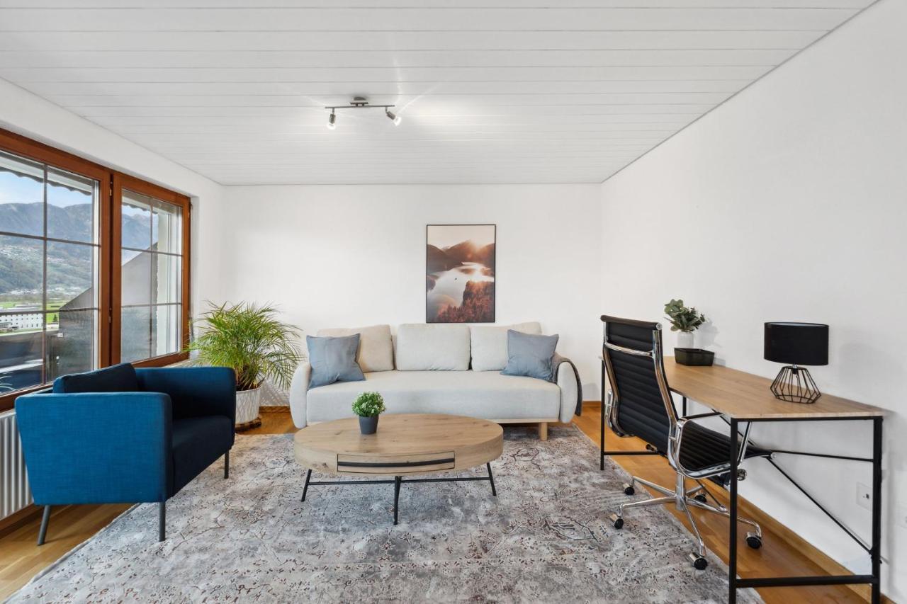 Sonniges Apartment Mit Traumhaftem Bergblick Buchs  Eksteriør billede