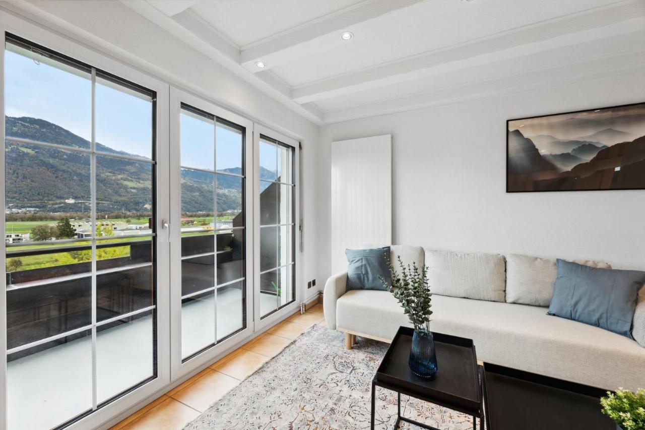 Sonniges Apartment Mit Traumhaftem Bergblick Buchs  Eksteriør billede